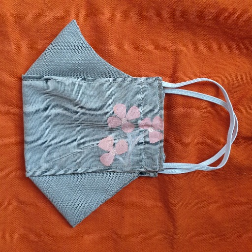 ماسک پارچه ای گل دار|Hoonarshop