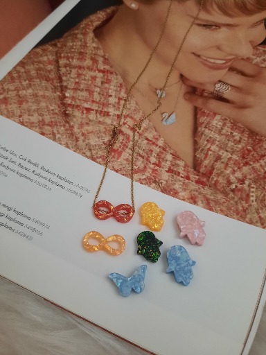 گردنبند استیل با پلاک سواروفسکی|Badalijatselen