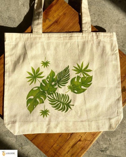 کیسه طرح برگ سبز|Cocoon