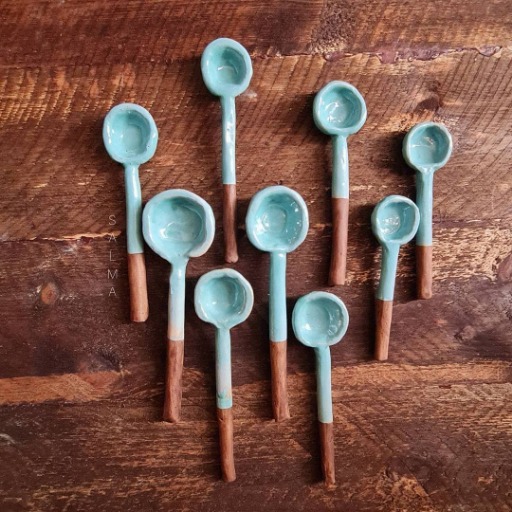 قاشق سفالی|salma_ceramic