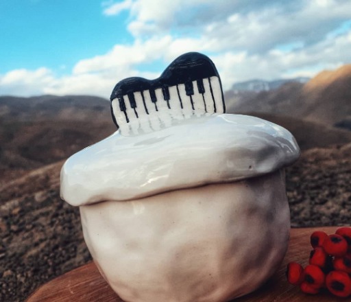 قندان پیانو|nor.pottery