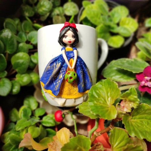 ماگ سفید برفی|eshq.negar