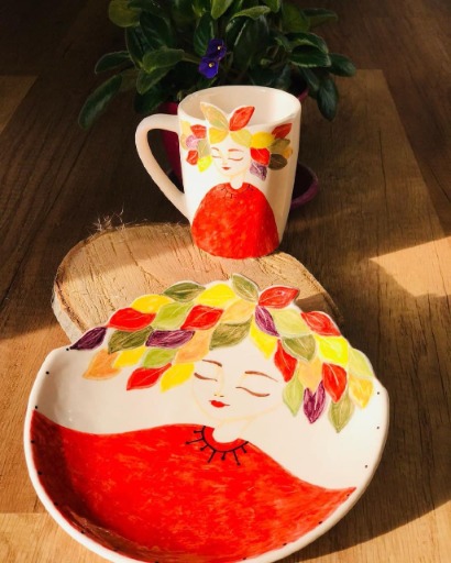 ماگ و پیش دستی|eshq.negar