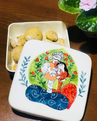 بیسکویت خوری سرامیکی|eshq.negar