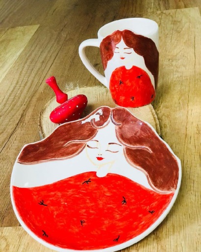 ماگ و پیش دستی|eshq.negar