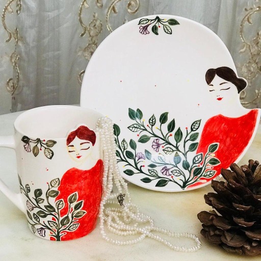 ماگ و پیش دستی|eshq.negar