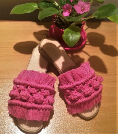 صندل مکرومه|beauty by knots