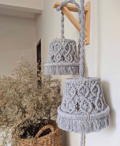 لوستر مكرومه جذاب|Gat