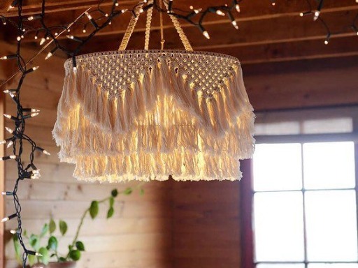 لوستر مكرومه جذاب|Gat