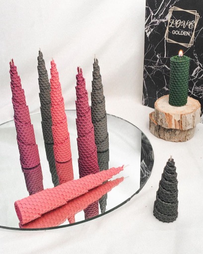 شمع پیچی|Bee_candle