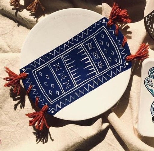 بشقاب سفالی گلیمی|کوبـاچِـــه