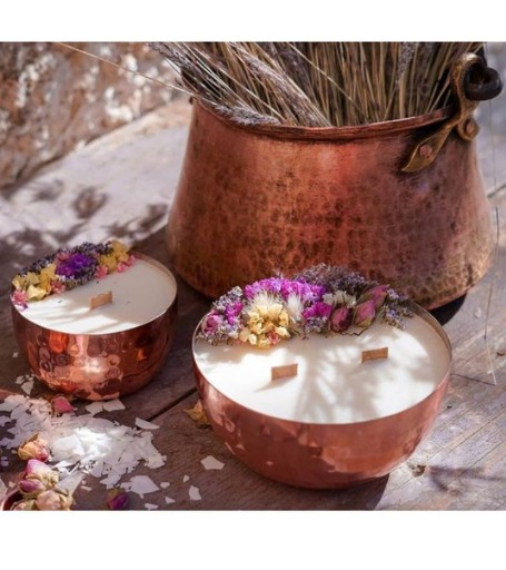 شمع های مسی دلبر|گالری شمع هیواد