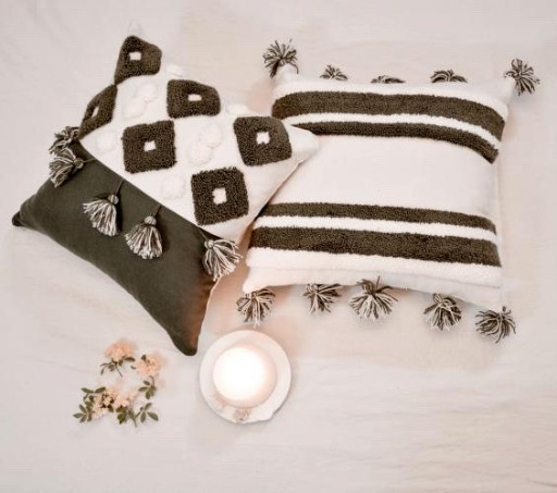 ست کوسن پانچ دوزی|کارا گالری