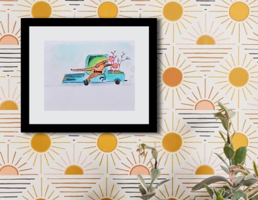 تابلو روباه سفری|چالو