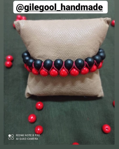 دستبند دو ردیفه|Gilegool_handmade