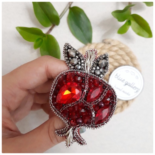 سنجاقسینه طرح انار|گالری آبی