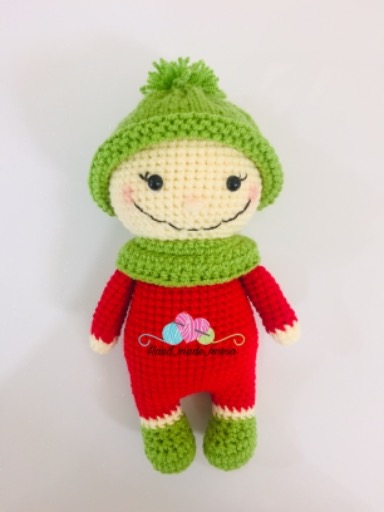 عروسک هندوانه|دستبافته های حسنا